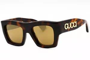 Gafas de sol GUCCI GG1772S 007 marco Habana lentes marrones 52 mm - Imagen 1 de 4