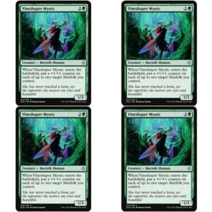 4 x VINESHAPER MYSTIC NM Ixalan MTG Green - Merfolk Unc - Picture 1 of 1