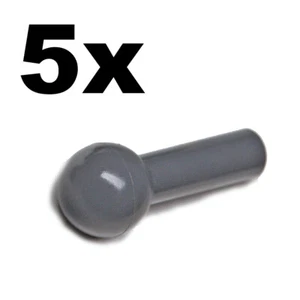 NEW LEGO - Bar - Length 1 - Tow Ball Bar 1 Dark Bluish Gray x5 - Robot Joint - Picture 1 of 1