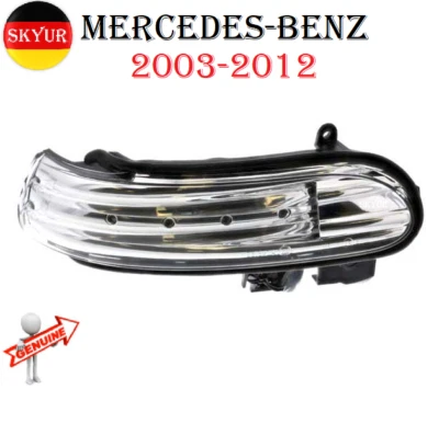 Espelho dianteiro do lado direito do passageiro luz de seta para 03-12 Mercedes GENUÍNO - Imagem 1 de 3