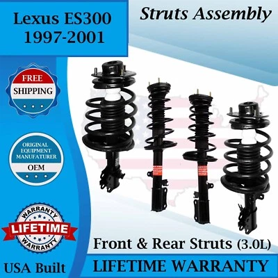 Puntales delanteros y traseros Monroe OEM para Lexus ES300 1997-2001 3,0 L garantía de por vida Foto 1 de 4