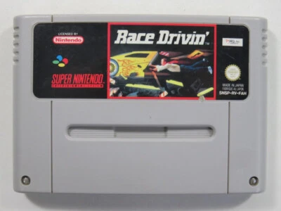 RACE DRIVIN SUPER NINTENDO (SNES) PAL-FAH (CARTRIDGE ONLY) - Photo 1/2