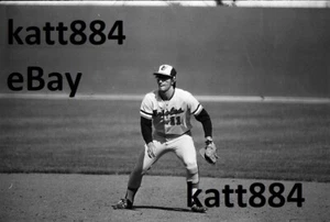 ORIGINAL 35MM NEGATIV 1976 BALTIMORE ORIOLES DOUG DECINCES RUSS SCHILFROHR - Bild 1 von 1