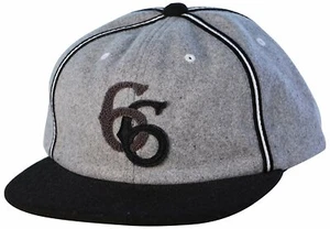 Vans Off The Wall Men's Hawthorne Vintage Retro Strapback Hat Cap - Grey/Black - Picture 1 of 3