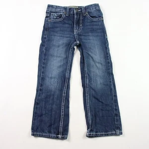 Wrangler 20X Boys Jeans Size 5 Slim Bootcut Adjustable Waist 21x19 - Picture 1 of 10
