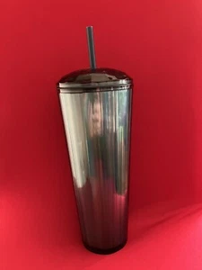 New 24 oz. Iridescent Green Starbucks Cup with Straw - Picture 1 of 3
