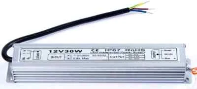 30W DC12V WATERPROOF TRANSFORMER POWER SUPPLY ADAPTER LED LIGHT OUTDOOR UK STOCK - Image 1 of 4