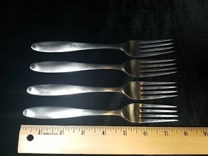 Set Of 4 Gorham Stegor Stainless PACE Dinner Forks Fork 7.5" - Picture 1 of 3