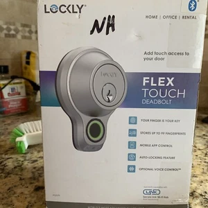 Lockly Flex Touch PGD7Y Fingerprint, Bluetooth, Mobile App Deadbolt Lock * NEW * - Picture 1 of 5
