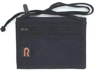 Rainbow of California USA ๐บ๐ธ Bifold Neck ID Wallet Neckstrap 09NWB Black - Picture 1 of 4