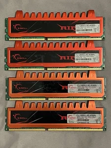 4x2GB G.Skill Ripjaws DDR3 1600mhz F3-12800CL9D-4GBRL - Picture 1 of 3