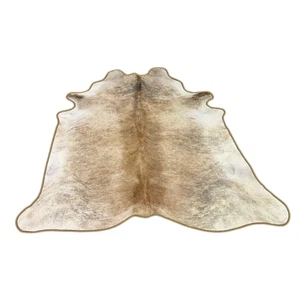 Brincle Cowhide Rug with Leather Binding XL - Size: XL (92”x79”) - Premium Cow - Picture 1 of 6