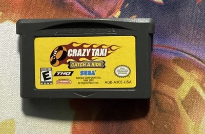 Carrito Crazy Taxi: Catch A Ride (Nintendo Game Boy Advance GBA) solamente - ver funcionando Foto 1 de 4