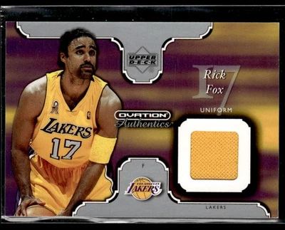 2002-03 Upper Deck Ovation #RF-U Rick Fox Authentics Uniforme MEM 3203I Foto 1 de 2