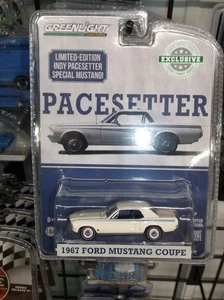 Greenlight 1/64 Pacesetter 1967 Ford Mustang Coupe weiß Neu in OVP - Bild 1 von 1