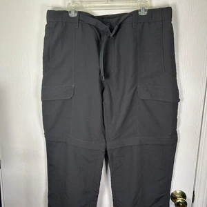 The North Face Hose Herren Large grau wandelbar Zip Off Cargo Nylon Wandern XL - Bild 1 von 14