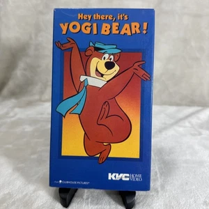 HEY THERE, it's YOGI BEAR! - VHS Clubhouse Pictures KVC 1986 RARE COVER VERSION! - Picture 1 of 5