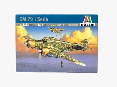 Bombardiere Savoia-Marchetti S.M.79 Regia Aeronautica 1261 Italeri 1:72 OVP 🪖 - Immagine 1 di 4
