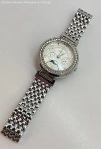 Relic ZR15571 Rhinestone Moon Phase Watch 72.6g - Picture 1 of 3