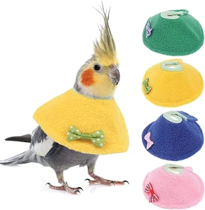 QBLEEV 4Pack Pet Parrot Anti-Bite E-Collars, Anti-Grab Feather Plucking Wound He - Picture 1 of 12