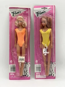 Vintage Totsy Flair 11.5” Dolls In Swimsuit #11401 - Lot of 2 - New! NOS - Picture 1 of 5