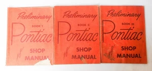 1955 PONTIAC PRELIMINARY SHOP REPAIR MANUAL SET ALL MODELS ORIGINAL GM - Bild 1 von 1