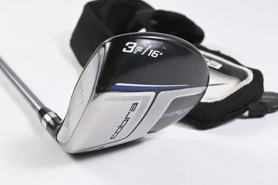 Left Hand Cobra Max #3 Wood / 16 Degree / Regular Flex MFS White Tie X4 60 Shaft - Image 1 of 4