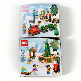 LEGO Holiday Seasonal Bundle &ndash; Sets 40262 & 40263 &ndash; Winter Village &ndash; NEW SEALED 