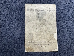 Vintage Original 1920 Harley Davidson Motorcycle Motor Company BICYCLES Catalog - Picture 1 of 9
