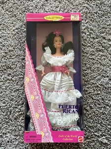 Mattel Bambola Barbie Portoricana 16754 Edizione da Collezione ©1996 Nuova con Scatola - Foto 1 di 6
