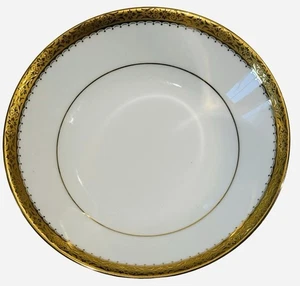 Lote de 11 cuencos de postre Noritake Essex oro porcelana fina contemporánea 4322 usados en excelente estado - Imagen 1 de 4
