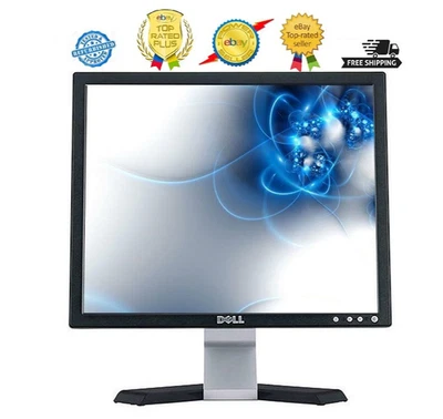 Dell E178FP 17" LCD Monitor 1280x1024 VGA 4:3 (RETRO GAMING) Grade "A" Screen - Image 1 of 4