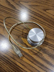 Griffin Technology PowerMate Programmable USB Silver Controller Knob Working - Photo 1/3