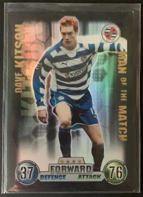 TOPPS MATCH ATTAX 2007/08 MAN OF THE MATCH DAVE KITSON - READING - Image 1 of 2