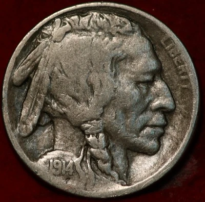 1914-S San Francisco Mint Buffalo Nickel - Image 1 of 2