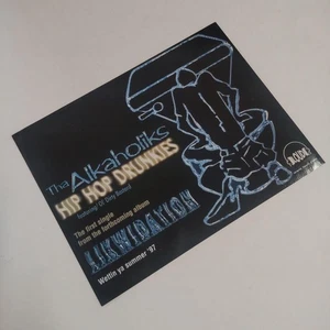 Pegatina Promocional Alkaholiks Hip Hop Drunkies Ol' Dirty Bastard Likwidation Raro - Imagen 1 de 4