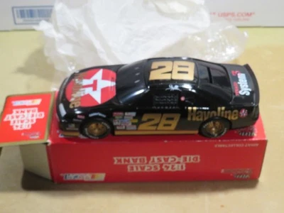 Racing Champions 1992 Davey Allison #28 Havoline Ford Diecast Bank 1/24 #/2800 Foto 1 de 4