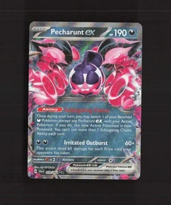Tarjeta holográfica de Pokémon Pecharunt ex 039/064 Shrouded Fable ultra rara casi nueva - Imagen 1 de 10