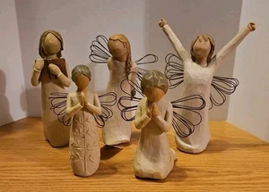 Willow Tree Engel 5 Stück Liebe zum Lernen, Danke, Mut, Gebetsengel - Bild 1 von 14