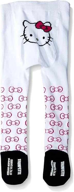 Nuevo Trompeta HELLO KITTY Leggings Bebé-Niña 12-18 Meses Regalo Blanco Foto 1 de 2
