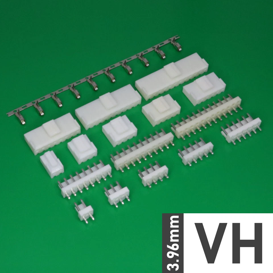 VH 3.96mm Plug + Socket + Crimps 2-12p Crimp Connector B2W (JST VH Style) - image 1 of 1