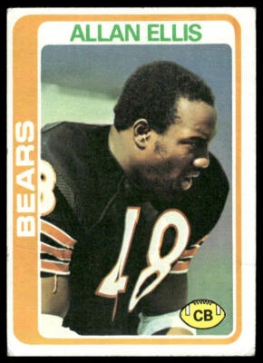1978 Topps #132 Allan Ellis Chicago Bears - Image 1 of 2