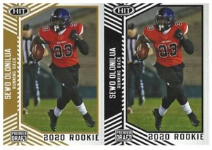 SEWO OLONILUA 2020 SAGE Premier Draft Low BASE ROOKIE + GOLD parallel - Picture 1 of 1
