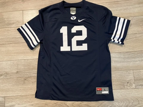 BYU Brigham Young University Football Nike Jersey Youth L 14-16 Child Cover