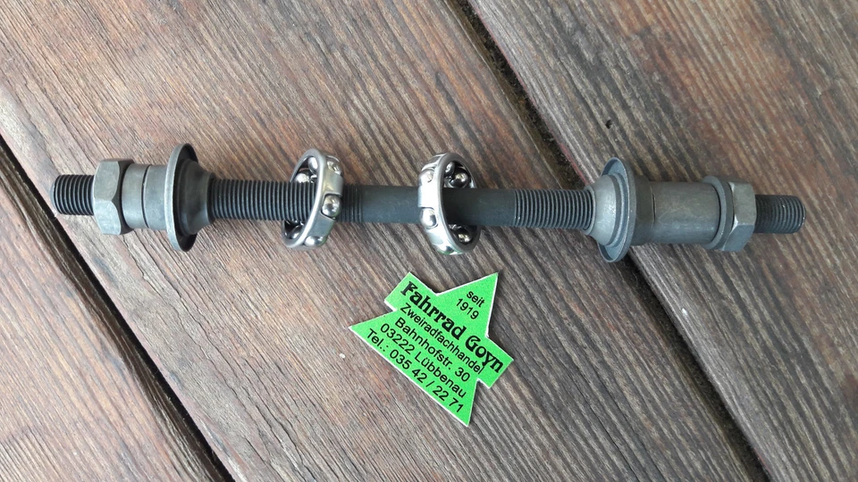 Fahrrad Achse Hinterrad Kugellager MTB Nabe Vollachse Hinterradlager komplett - Bild 1 von 1