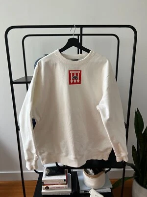 Moletom Adidas Alexander Wang gráfico gola redonda tamanho grande - Imagem 1 de 3