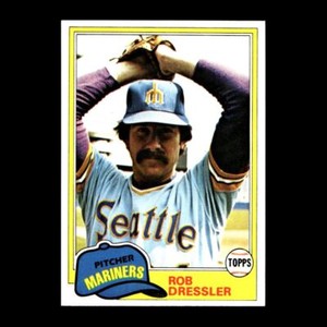 Rob Dressler 1981 Topps Seattle Mariners #508 Nice! 2
