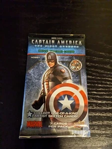 2011 Upper Deck MARVEL Captain America The First Avenger Movie Hobby Card Pack - Picture 1 of 2