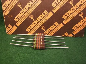 (1) Paquete de 5 resistencias Stackpole Carbon Comp 510 OHM 2 vatios 5 % NOS - Imagen 1 de 1