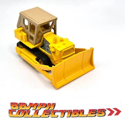 MINT 1979 Matchbox #64 CATERPILLAR Bulldozer Black Rollers w/Roof - Image 1 of 4